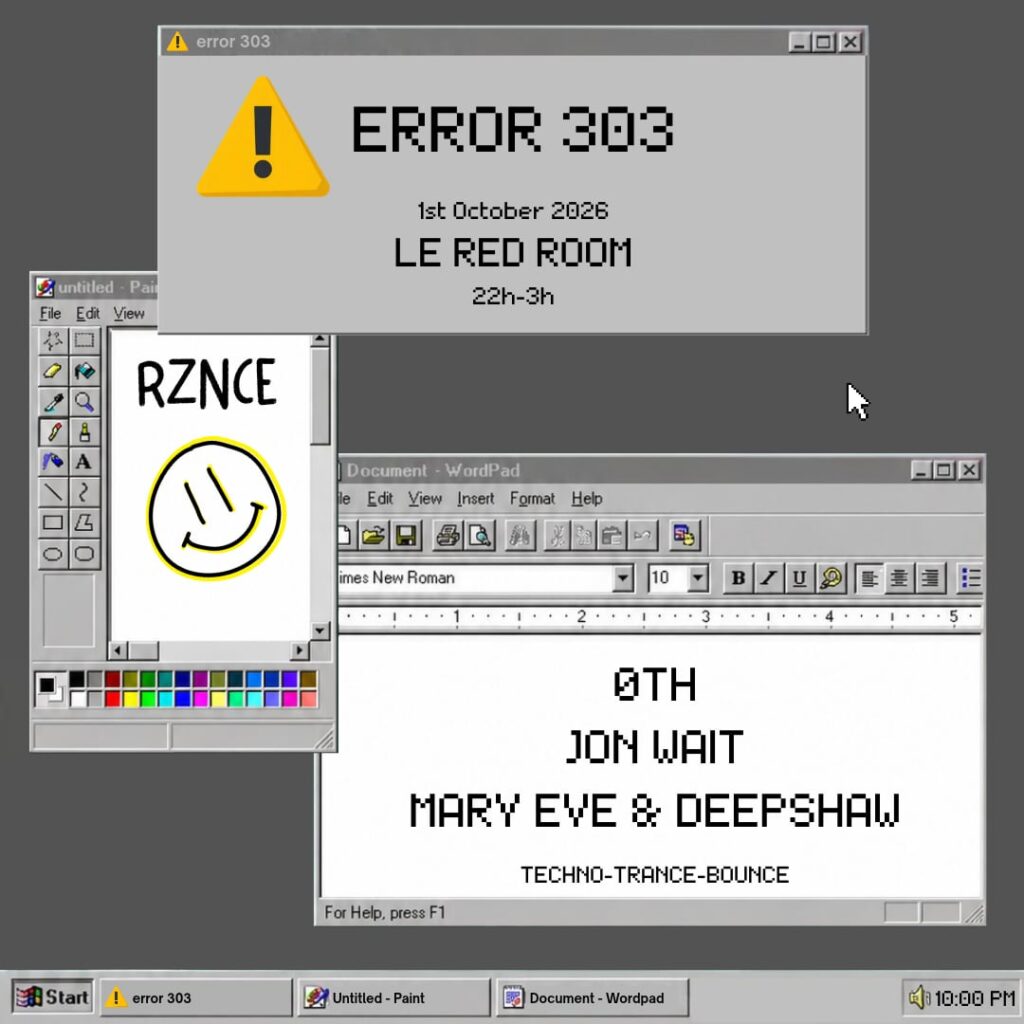 Error 303 at Le Red Room